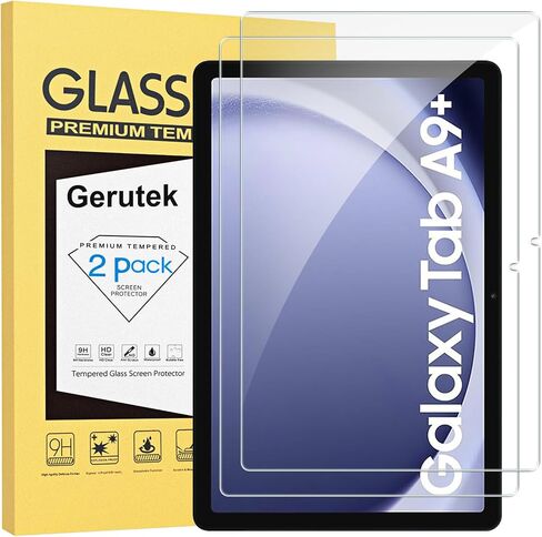 Gerutek [2-Pack Screen Protector for Samsung Galaxy tab A9 8.7" 2023, [Ultra Clear] [Anti Scratch] [9H Hardness] [Bubble-Free] Tempered Glass Film for Samsung tab A9 8.7 inch in Kuwait