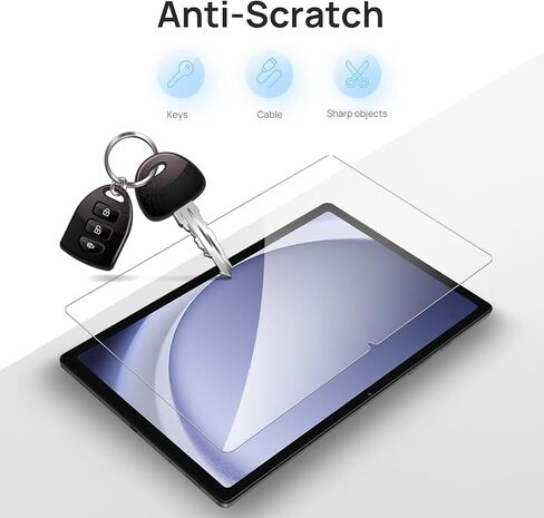 Gerutek [2-Pack Screen Protector for Samsung Galaxy tab A9 8.7" 2023, [Ultra Clear] [Anti Scratch] [9H Hardness] [Bubble-Free] Tempered Glass Film for Samsung tab A9 8.7 inch in Kuwait