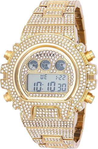 Invicta Digital Essentials Men 51mm Zinc Alloy Gold Not Applicable dial Electronic Digital in Saudi Arabia