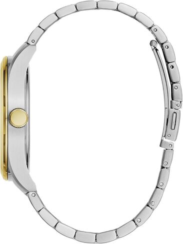 Caravelle by Bulova Dress Quartz Mens Watch, Stainless Steel , Two-Tone (Model: 45B154) in Saudi Arabia