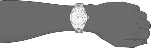 Caravelle by Bulova Dress Quartz Mens Watch, Stainless Steel , Two-Tone (Model: 45B154) in Saudi Arabia