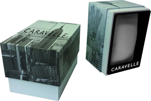 Caravelle by Bulova Dress Quartz Mens Watch, Stainless Steel , Two-Tone (Model: 45B154) in Saudi Arabia
