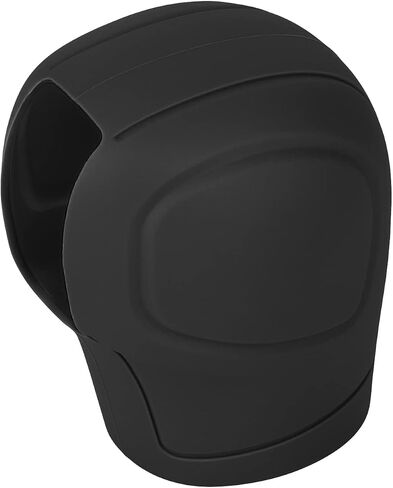 kwmobile Cover Compatible with VW Skoda Automatic Transmission - Silicone Anti Skid Car Manual Stick Shift Gear Knob Cover - Black in Saudi Arabia
