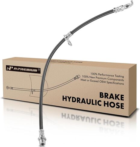 A-Premium Rear Passenger Brake Hydraulic Hose Compatible with Select Toyota and Lexus Models - Highlander 2004-2007, RX330 2004-2006, RX400h 2006-2007, FWD Only - Replace# 9094702C61 in Saudi Arabia