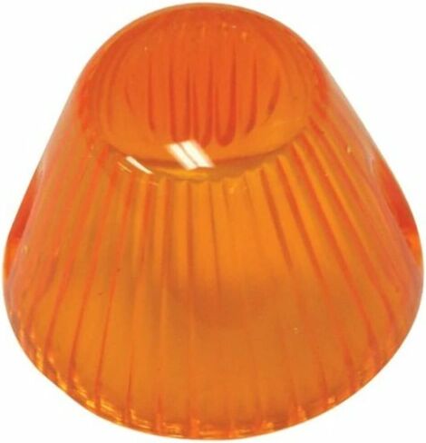 EMPI98-9526-B Turn Signal Lens, Bullet, VW Type 3, 1962-63, GHIA 1959-64, Amber, Each in Saudi Arabia