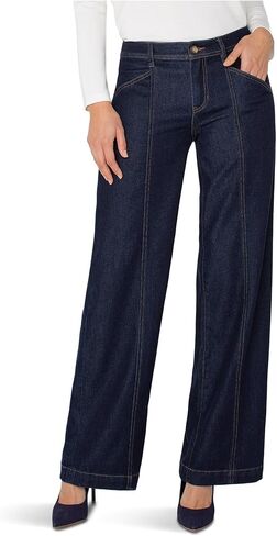 Liverpool Women's Mid-Rise Trouser Wide Leg with Seaming 32" Inseam in Kuwait