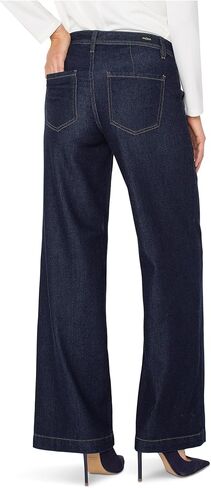 Liverpool Women's Mid-Rise Trouser Wide Leg with Seaming 32" Inseam in Kuwait