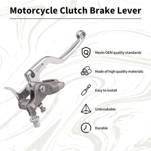 Motorcycle Clutch Brake Lever Compatible with Honda CRF250R 2004 2005 2006 2007 2008 2009 CRF450R 2004-2008 CRF250X 2004-2017 CRF450X 2005-2017 CRF125R CR125R CR250R 2004 2005 2006 2007 in Saudi Arabia