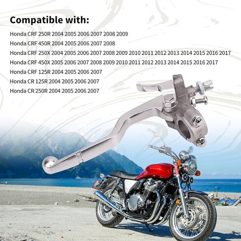 Motorcycle Clutch Brake Lever Compatible with Honda CRF250R 2004 2005 2006 2007 2008 2009 CRF450R 2004-2008 CRF250X 2004-2017 CRF450X 2005-2017 CRF125R CR125R CR250R 2004 2005 2006 2007 in Saudi Arabia