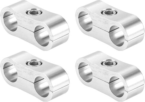 Hose Separator Clamp Fitting Adapter/Pipe Tube Line Separator Clamp Tooling AN4 11mm 4pcs Gold Tone in Saudi Arabia
