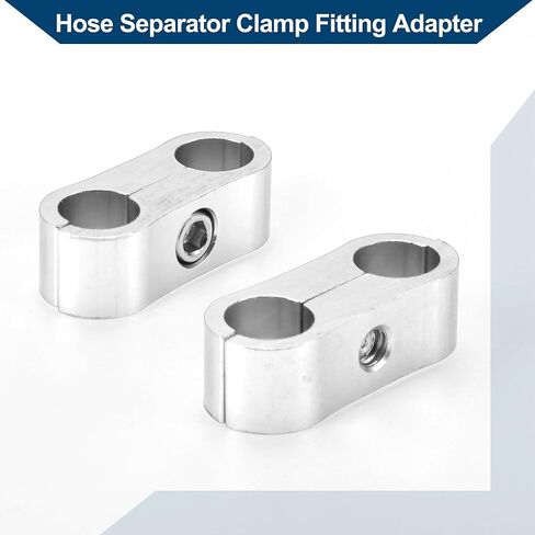 Hose Separator Clamp Fitting Adapter/Pipe Tube Line Separator Clamp Tooling AN4 11mm 4pcs Gold Tone in Saudi Arabia