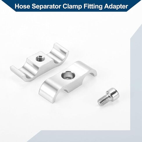 Hose Separator Clamp Fitting Adapter/Pipe Tube Line Separator Clamp Tooling AN4 11mm 4pcs Gold Tone in Saudi Arabia