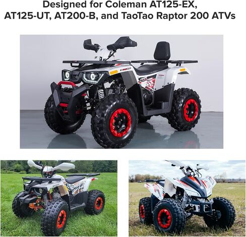 AlveyTech بيتكوك لإيقاف الوقود لكولمان AT125-EX، AT125-UT، AT200-B، وTaoTao Raptor 200 ATVs in Saudi Arabia