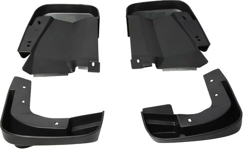 FREEMOTOR802 Compatible with 2006-2011 Honda Civic 4DR Mud Flaps, OEM Style Black PU Wheel Tire Splash Guards Front Rear 4-PC Set in Saudi Arabia