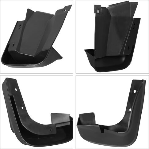 FREEMOTOR802 Compatible with 2006-2011 Honda Civic 4DR Mud Flaps, OEM Style Black PU Wheel Tire Splash Guards Front Rear 4-PC Set in Saudi Arabia
