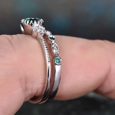 A Set of Versatile Ladies' Ring with Micro-set Zirconia for Women Fine Jewelry Daily Life Dating Decor For Prom Party in Saudi Arabia
