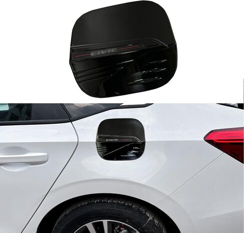 for 11th Gen Civic ABS Carbon Fiber Style Car Decoration Accessories Fuel Tank Cap Cover Trim for Honda Civic Sedan 2022 2023 2024 2025 in Saudi Arabia