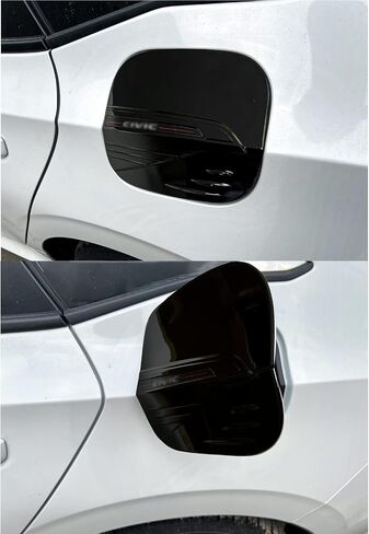 for 11th Gen Civic ABS Carbon Fiber Style Car Decoration Accessories Fuel Tank Cap Cover Trim for Honda Civic Sedan 2022 2023 2024 2025 in Saudi Arabia