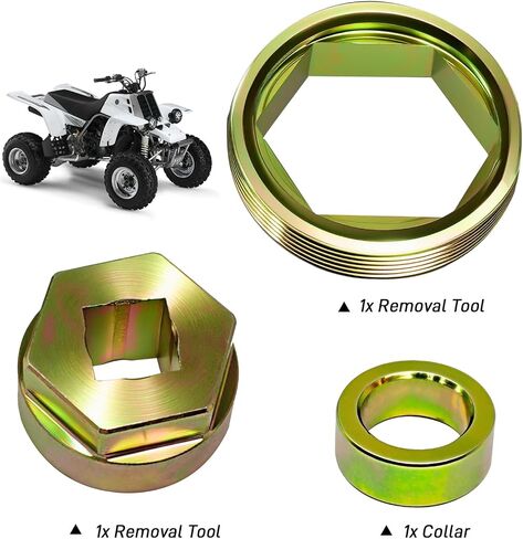 Steering Stem Bearing & Seal & Holder Nut & Collar & Tool Kit for Yamaha ATV Raptor Banshee Grizzly Big Bear Grizzly Kodiak Warrior Wolverine 350 YFZ450/YFZ450R/YFZ450X/YFZ450RSE in Saudi Arabia