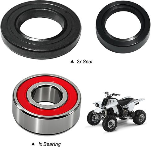 Steering Stem Bearing & Seal & Holder Nut & Collar & Tool Kit for Yamaha ATV Raptor Banshee Grizzly Big Bear Grizzly Kodiak Warrior Wolverine 350 YFZ450/YFZ450R/YFZ450X/YFZ450RSE in Saudi Arabia