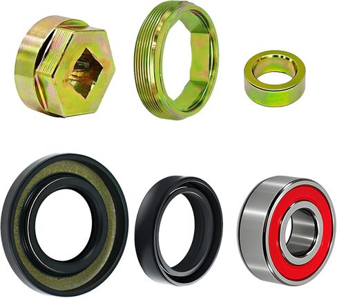 Steering Stem Bearing & Seal & Holder Nut & Collar & Tool Kit for Yamaha ATV Raptor Banshee Grizzly Big Bear Grizzly Kodiak Warrior Wolverine 350 YFZ450/YFZ450R/YFZ450X/YFZ450RSE in Saudi Arabia