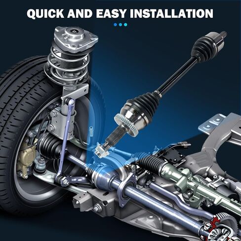 Front Left CV Axle Shaft Assembly - Axle Shaft Assembly Compatible With 2015-2019 for Hyundai Sonata 2.4L GAS 2016-2020 for Kia Optima 2.4L GAS CV AXLE OE 49500C2210 66-3829 60-3829 663829 603829 in Saudi Arabia