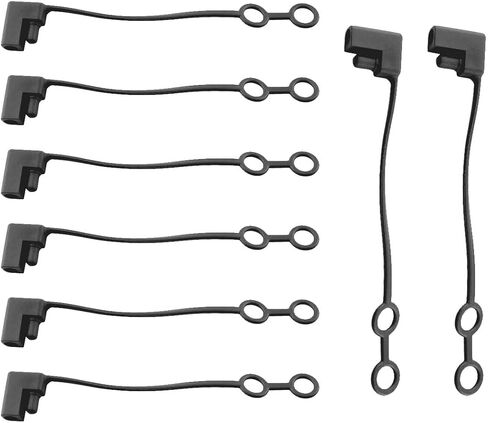 2 Pin Plug Replacement Weather Cap, Waterproof SAE Cable Protection Cover Cap, Universal Dust-Proof DC Power Solar Automotive Connector Top Lid (8PCS) in Saudi Arabia