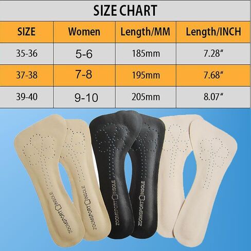 3 Pairs Self-Adhesive Lambskin Leather Shoe Insoles for Women Sandals and High Heels 3/4 Length Ultra-Thin Genuine Leather Inserts for Pointed Toes and Peep Toes in Kuwait