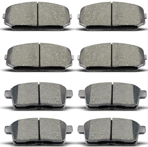 D1258 D1259 Front Rear Ceramic Brake Pads Set Fit For 2007-2010 Ford Edge,For 2007-2010 Lincoln MKX,For 2007-2012 Mazda CX-7,For 2007-2015 Mazda CX-9 (8 pcs) in Saudi Arabia