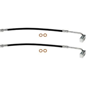 ‎A-Partrix Replacement Brake Hose Front, 2PCS Front Break Hydraulic Hose Kit Brake Lines fits F-250 1980-1989 fits F-350 1980-1989 in Saudi Arabia