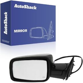 AutoShack Side View Mirror Power Heated Black | Replacement for 2011-2012 Ram 1500 2011-2012 Ram 2500 | Driver Side | 1-PC in Saudi Arabia