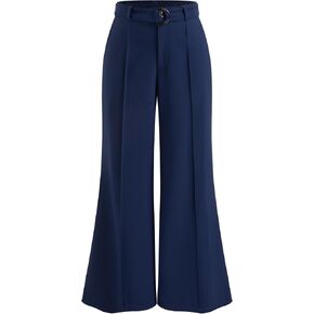 بنطال CIDER نسائي متوسط ​​الخصر بحزام متوهج كاجوال ومريح وأنيق in Kuwait