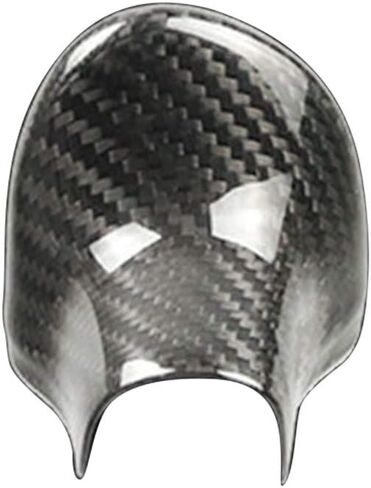 GZYF Car Auto Real Carbon Fiber Gear Shift Knob Cover Trim Compatible with for Audi A4 2013-2016, A5 2012-2016, A6 2012-2015, A7 2009-2014, Q5 2013-2018, Q7 2013-2015, S6 S7 2013, Red in Saudi Arabia