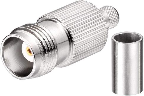Superbat TNC Crimp Connectors Kit TNC Male + TNC Female Crimp Solder Connector Kit for RG58 RG303 RG141 RG142 RG400 LMR195 Low Loss Coax Cable(10 Pack in Total) in Saudi Arabia