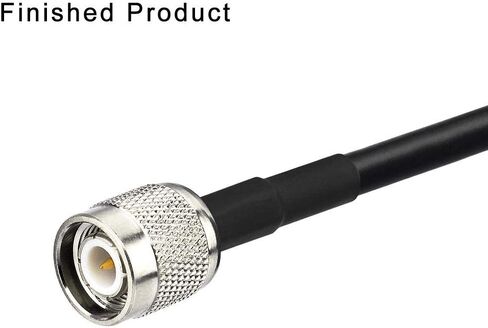 Superbat TNC Crimp Connectors Kit TNC Male + TNC Female Crimp Solder Connector Kit for RG58 RG303 RG141 RG142 RG400 LMR195 Low Loss Coax Cable(10 Pack in Total) in Saudi Arabia