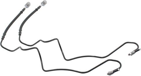MOTOKU Pair Rear Outer Brake Hydraulic Hoses for Audi TT Quattro 2000-2006 for VW Jetta 1999-2005 Golf 1999-2006; Beetle 1998-2010 Rear Left Driver and Right Passenger Outer Brake Hydraulic Line in Saudi Arabia