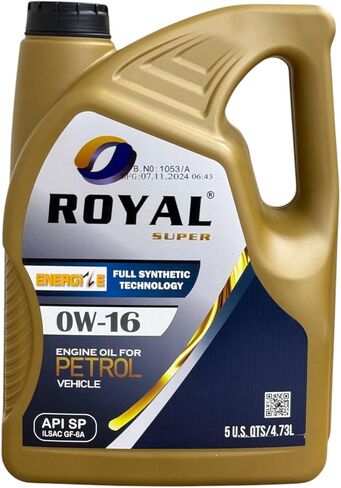 0W-16 Full Synthetic Engine Oil for Petrol Vehicles, 5 Quarts, API SP (0W-16, 5 QTS) in Saudi Arabia