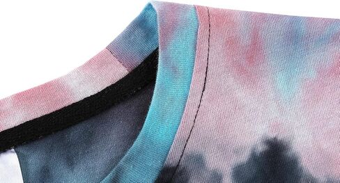 Men's Hip Hop Tie Dye T-Shirt | Trendy Hipster Style with Curve Hem | Casual Streetwear Tee for Men in Saudi Arabia