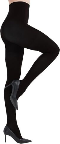 3 Pairs Women's 60 Denier Opaque Soft Tights - Solid Color High Waist Control Top Pantyhose for Women in Saudi Arabia