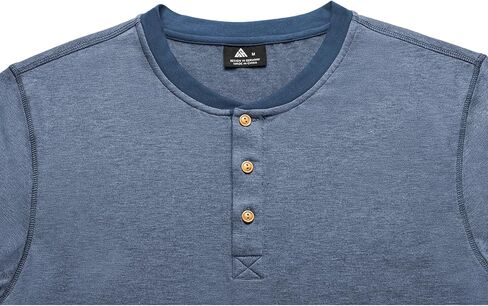 Men's Henley Shirts Short Sleeve Summer Casual Sport T-Shirts in Kuwait