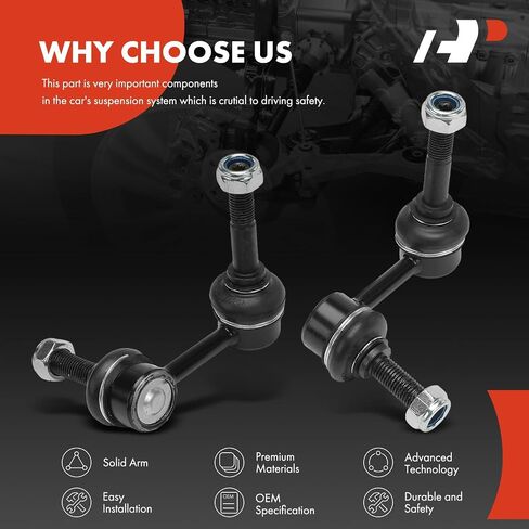 A-Premium 2 x Front Sway Bar Links Stabilizer Bar Links, Compatible with Lexus IS F 2008-2014, IS250/IS350 2006-2008 in Saudi Arabia