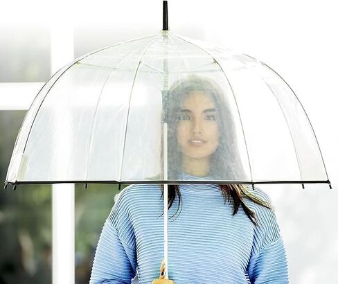 ShedRain Bubble Umbrella – See Through, Rain & Windproof Umbrella - Perfect for Weddings, Prom, Outdoor Events - Automatic Open in Kuwait
