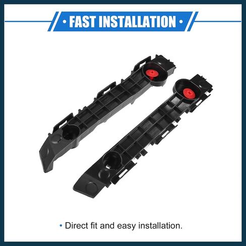 1 Pair Bumper Brackets Support Fender Cover Compatible for Toyota Tacoma 2016-2021, Durable Plastic Black Front Left Right Side Automotive Parts in Saudi Arabia