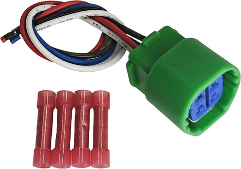 4 Pin Alternator Regulator Repair Wiring Harness Connector Pigtail Plug Fit for Toyota Lexus Scion Nissan Dodge Honda Acura Civic Odyssey Pilot Replaced OE# 90980-11964 in Saudi Arabia