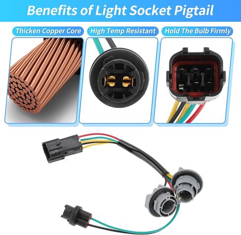 Tail Light Socket Wire Harness for Kia Sedona 2015 2016 2017 2018 3.3L No.92480-A9020 Tail Lamp Socket Wiring in Saudi Arabia