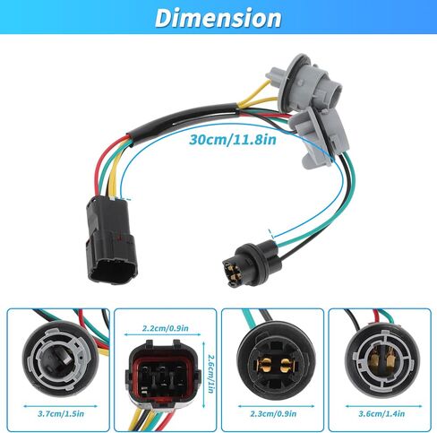 Tail Light Socket Wire Harness for Kia Sedona 2015 2016 2017 2018 3.3L No.92480-A9020 Tail Lamp Socket Wiring in Saudi Arabia