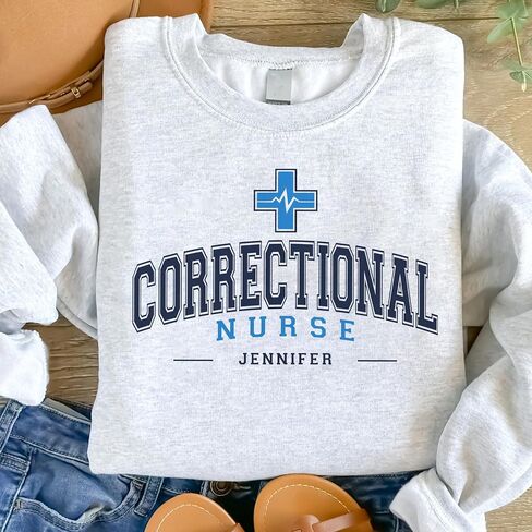 CHILLEVER Personalized Forensic Nurse Sweatshirt, Forensic Nursing Examiner and Correctional Nurse, Sane Nurses Gifts in Kuwait