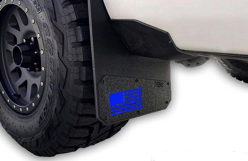 REK GEN 'Merica Mud Flaps Compatible with 2017-2020 Ford F-150 - Installation Hardware and Instructions Included (Front, Gray) in Kuwait