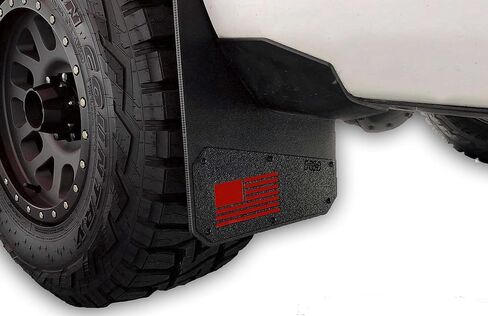 REK GEN 'Merica Mud Flaps Compatible with 2017-2020 Ford F-150 - Installation Hardware and Instructions Included (Front, Gray) in Kuwait