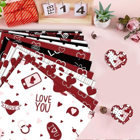 48PCS Christmas Pattern Paper 12X12 Merry Christmas Scrapbook Specialty Paper 24 Styles Red and Green Xmas Craft Decorative Paper Folded Flat for DIY Card Making Photo Album Decorations in Saudi Arabia